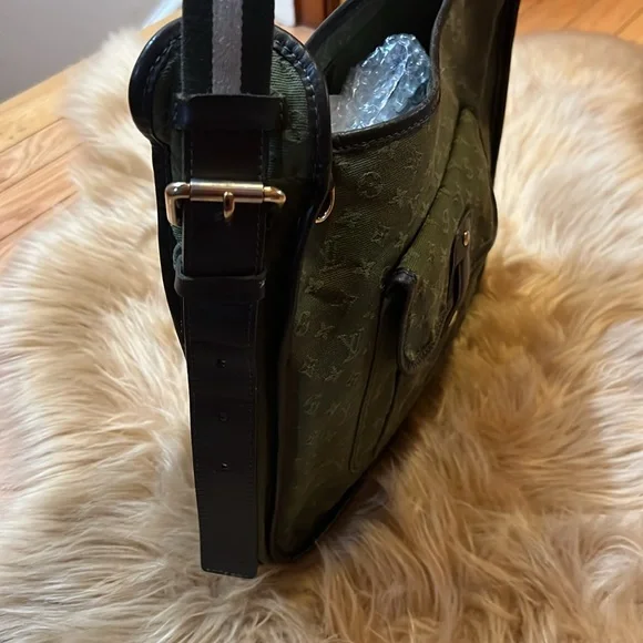 LOUIS VUITTON Monogram Mini Besace Mary Kate Bag TST Khaki M92322 Auth yk14671 - Picture 7 of 17